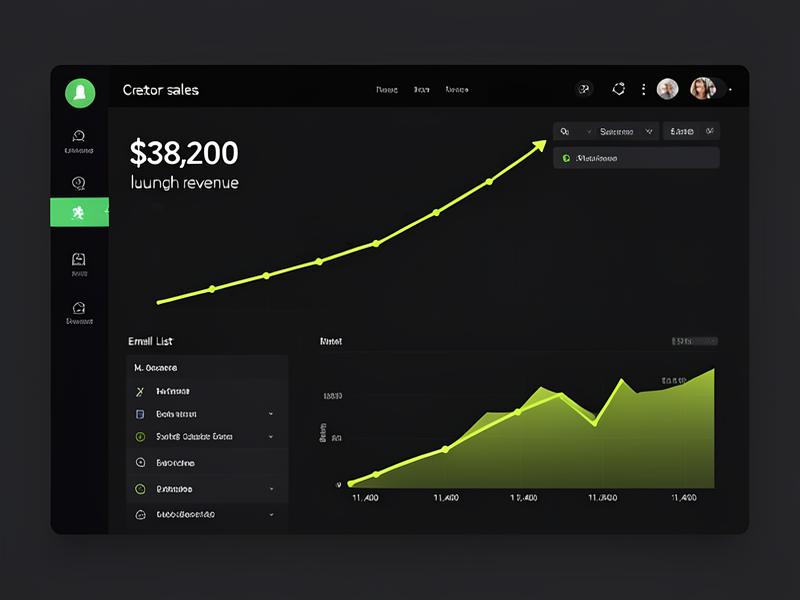 Sample after dashboard for Fitness creator, 180K followers