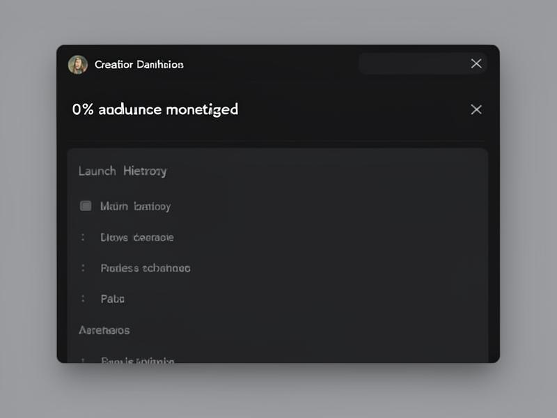 Sample before dashboard for Woodworking creator, 95K followers
